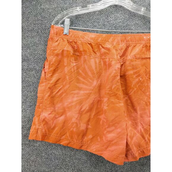 Columbia Sportswear Nylon Swim Trunks Size L 5L Brown & Pink - Picture 8 of 12